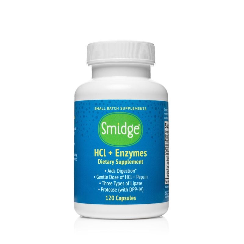 Smidge® HCl + Enzymes - B/B 30 Aug 2022