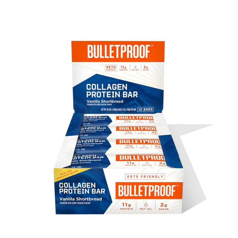 Bulletproof – Collagen Protein Bars, Vanilla Shortbread