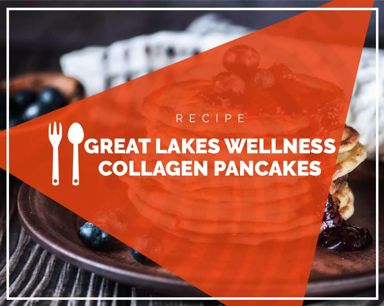 Gluten-Free Blueberry Collagen Pancakes with Collagen Compote 